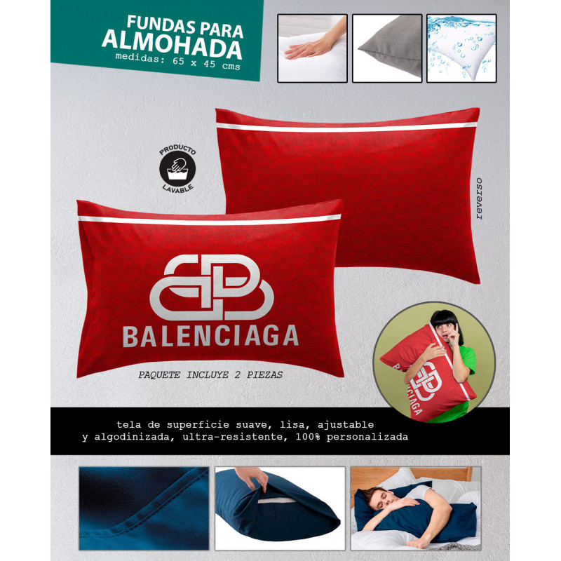 Fundas para Almohadas Balenciaga