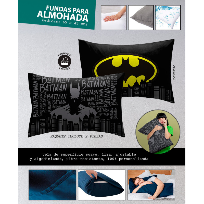 Fundas para Almohadas Batman
