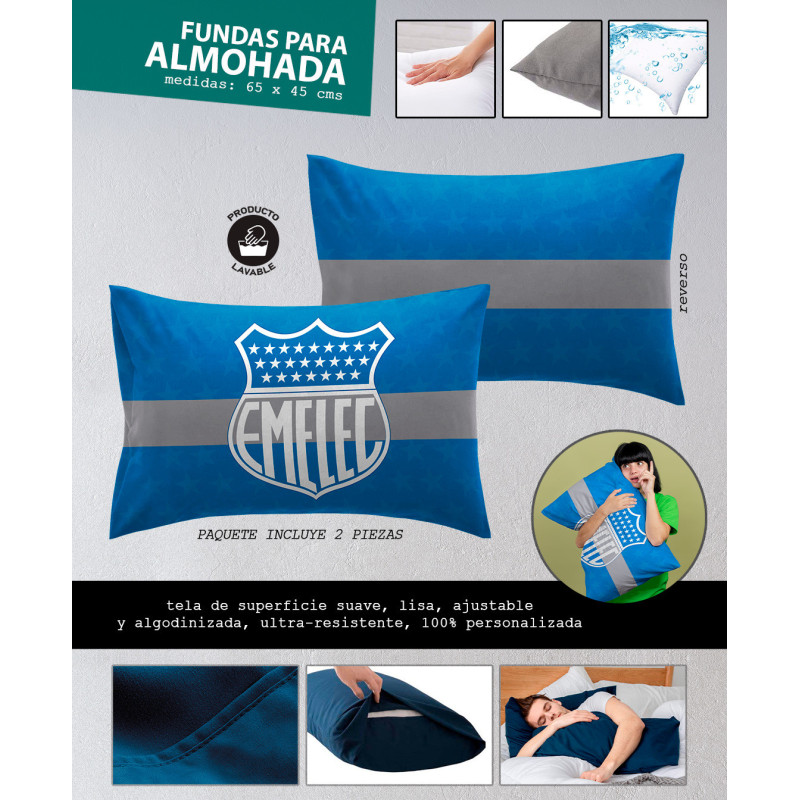 Fundas para Almohadas Emelec
