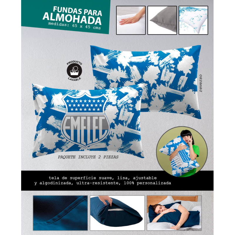 Fundas para Almohadas Emelec