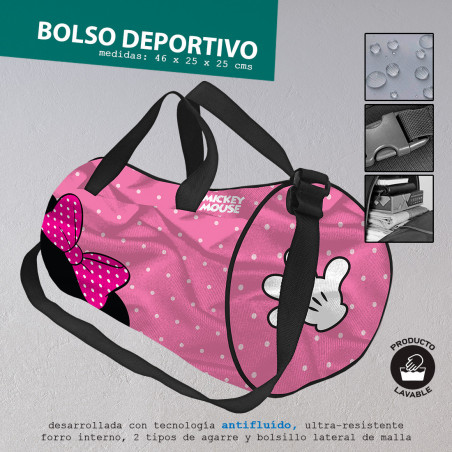 Bolso Redondo Deportivo Minnie