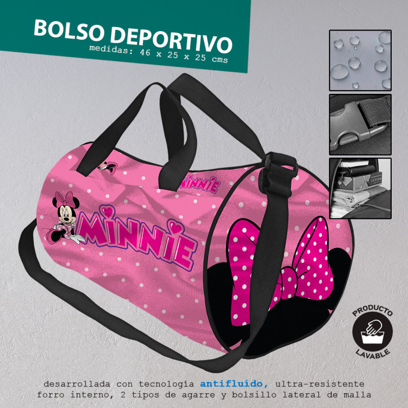 Bolso Redondo Deportivo Minnie