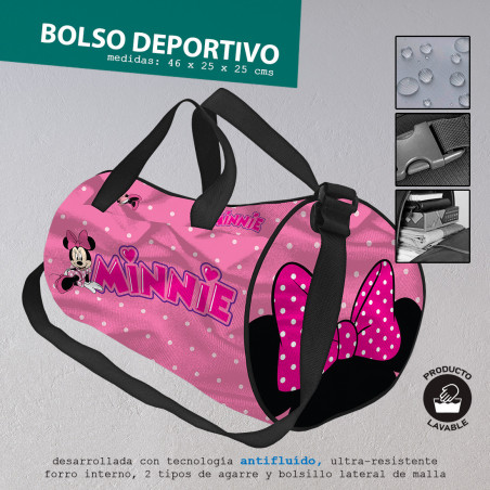 Bolso Redondo Deportivo Minnie