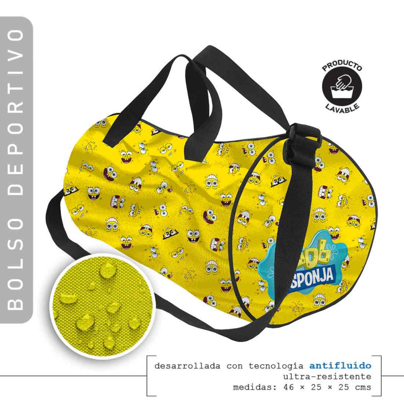 Bolso Redondo Deportivo Bob Esponja