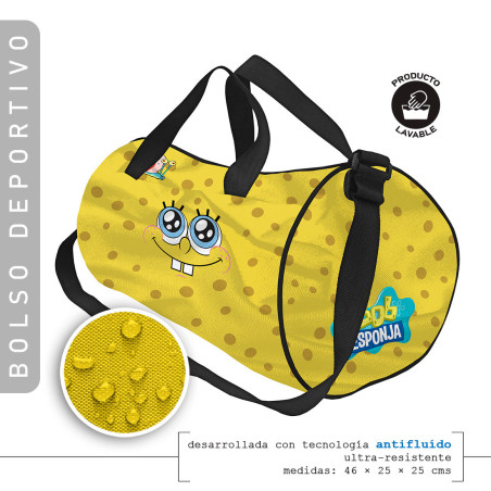 Bolso Redondo Deportivo Bob Esponja
