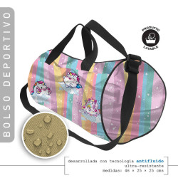 Bolso Redondo Deportivo Unicornio