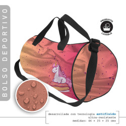 Bolso Redondo Deportivo Unicornio
