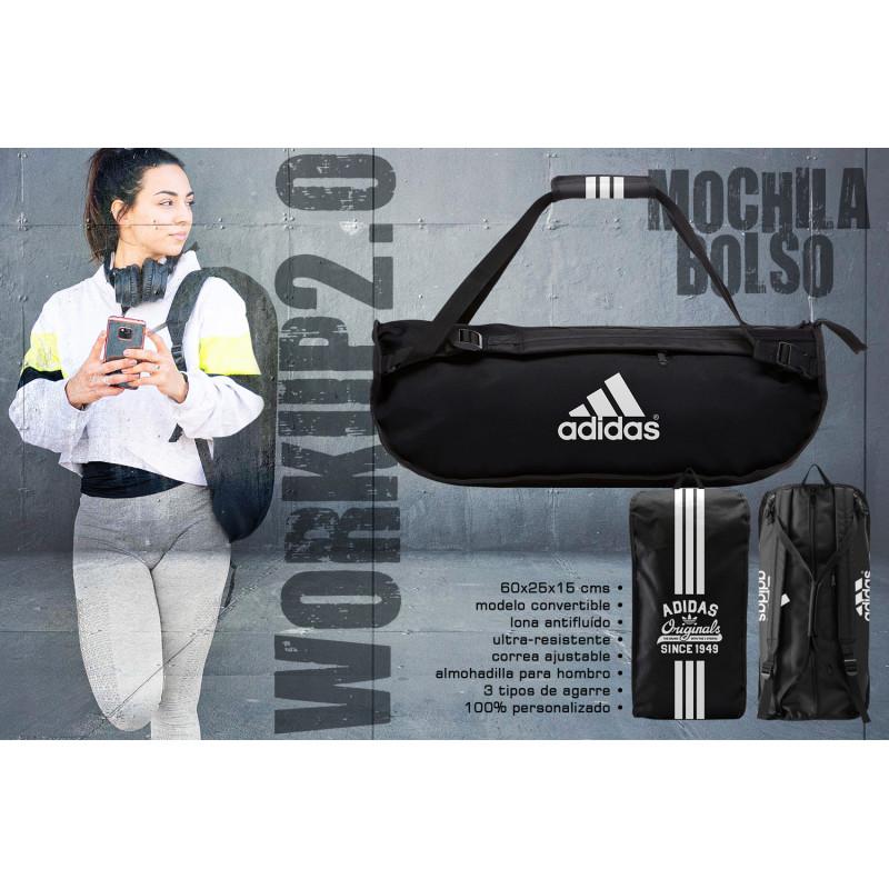 Bolso WorkUp Adidas Negro
