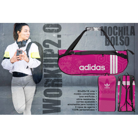 Bolso WorkUp Adidas Fucsia
