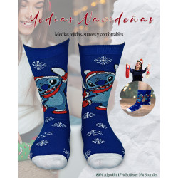 Medias Navideñas Stitch