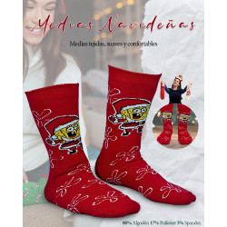 Medias Navideñas Bob Esponja