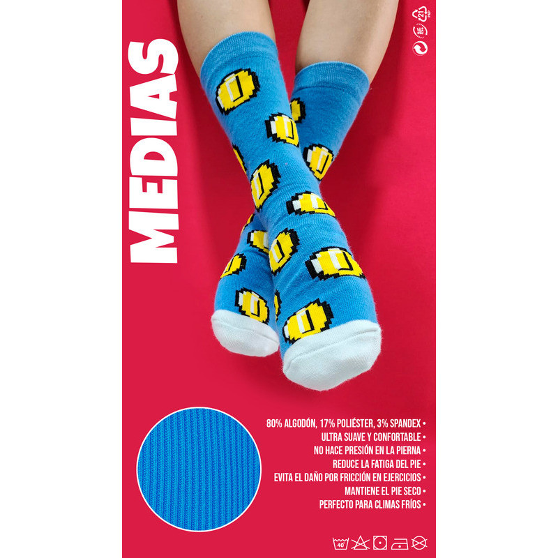 Medias Personalizadas Monedas